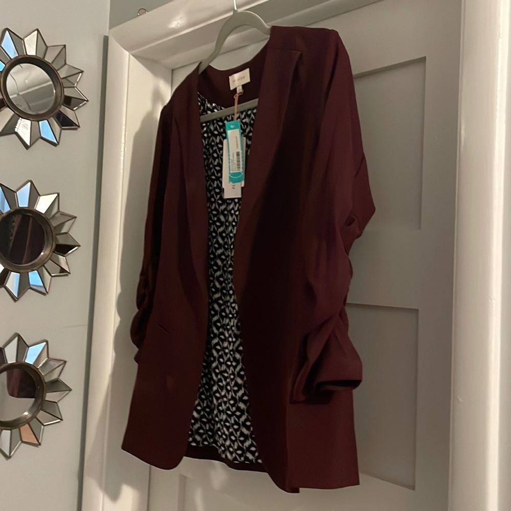Maroon blazer